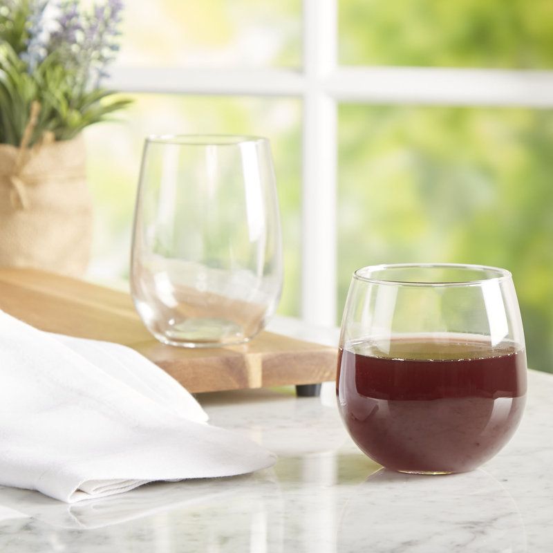 Wayfair Basics™ Wayfair Basics 12 Piece Assorted Stemless Wine Glass